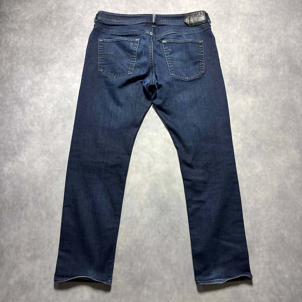 Diesel Larkee Jeans Mens 34 Dark Indigo Regular Straight Stretch Denim